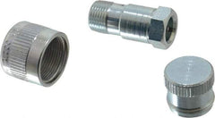 Enerpac - 3/8 NPTF Hydraulic Hose Regular-Flow Female Coupler - 10,000 psi - USA Tool & Supply