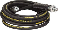 Enerpac - 1/4" Inside Diam x 3/8 NPT 20' Hydraulic Pump Hose - 10,000 psi, CH-604 Opposite End, Rubber - USA Tool & Supply