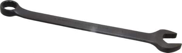 Proto - 1" 12 Point Offset Combination Wrench - 15° Offset Angle, 14" OAL, Steel, Black Finish - USA Tool & Supply