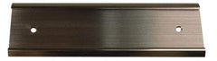 NMC - 2 Inch Compatible Sign Wide, Aluminum Wall Sign Holder - Silver, 10 Inch Width x 10 Inch Holder Height - USA Tool & Supply