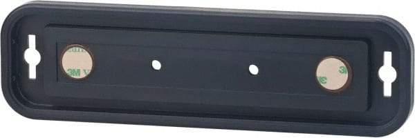 NMC - 8 Inch Wide x 2 Inch High Sign Compatibility, Plastic Round Sign Frame - Black - USA Tool & Supply