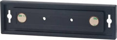 NMC - 8 Inch Wide x 2 Inch High Sign Compatibility, Plastic Square Sign Frame - Black - USA Tool & Supply