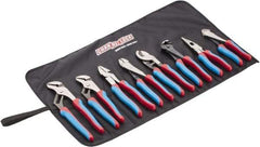 Channellock - 8 Piece Plier Set - Comes in Tool Roll - USA Tool & Supply