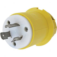 Hubbell Wiring Device-Kellems - 250V 20A NEMA L6-20P Marine Twist Lock Plug - USA Tool & Supply