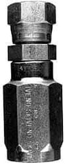 Parker - 7/8-14 Thread Hydraulic Hose Fitting - -10 Hose Size, 5/8" Hose Diam - USA Tool & Supply