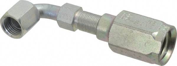 Parker - 9/16-18 Thread Hydraulic Hose Fitting - -6 Hose Size, 3/8" Hose Diam - USA Tool & Supply