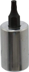 Proto - 3/8" Drive, T15 Torx Bit Socket - 1-23/32" OAL, 5/8" Bit Length - USA Tool & Supply