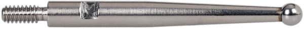 INTERAPID - 0.08" Ball Diam, Steel, Ball Test Indicator Contact Point - 13/16" Contact Point Length, Use with Brown & Sharpe 310-3, 311-3, 310-b-3, 311-bn-3, 312-3 & 312-4 INTERAPID 312 Dial Test Indicators - USA Tool & Supply