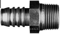 Parker - 1/8-27 Thread Hydraulic Hose Fitting - -4 Hose Size, 1/4" Hose Diam - USA Tool & Supply