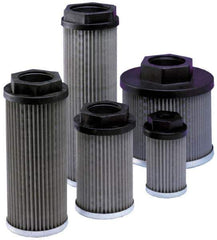 Parker - 2 Micron, 3.95" Outside Diam, 18-1/2" Long, Filter Element - 1.65" Inside Diam, Microglass - USA Tool & Supply