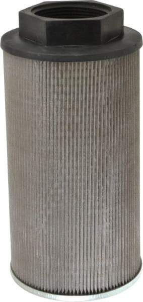 Parker - 350 LPM, 92 GPM, 150mm Diam, Suction Strainer with Bypass - 2-1/2 Port NPT, 10.1" Long - USA Tool & Supply