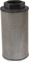 Parker - 350 LPM, 92 GPM, 150mm Diam, Suction Strainer with Bypass - 2-1/2 Port NPT, 10.1" Long - USA Tool & Supply