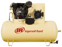 Ingersoll-Rand - 7.5 hp, 80 Gal Stationary Electric Vertical Air Compressor - Single Phase, 175 Max psi, 24.3 CFM, 230 Volt - USA Tool & Supply