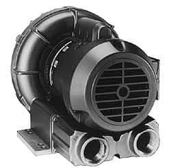 Gast - 2-1/2 HP Three Phase Regenerative Air Blower - 230/460V, 160 Max CFM, 65" Max Water Pressure, 60" Max Vacuum Water Pressure, 6.9/3.45 Full Load Amps - USA Tool & Supply