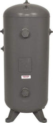 Made in USA - 30 Gallon, 200 Max psi Vertical Tank - 1-1/2" Inlet, 38" Tank Length x 16" Tank Diam - USA Tool & Supply