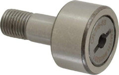 Accurate Bushing - 7/8" Roller Diam x 1/2" Width, 3/8" Stud Diam x 7/8" Length, Stud Cam Follower - Stainless Steel, 3/8" Thread Length, 3/8-24 Thread, 1-3/8" OAL, 1,245 Lb Dynamic Cap - USA Tool & Supply