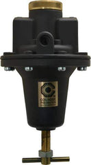 Coilhose Pneumatics - 3/4 NPT Port, 160 CFM, Cast Aluminum Heavy-Duty T-Handle Regulator - 0 to 200 psi Range, 250 Max psi Supply Pressure, 1/4" Gauge Port Thread, 5" Wide x 8-1/2" High - USA Tool & Supply