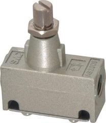 SMC PNEUMATICS - 1/8" Male NPT x 1/8" Female NPT Flow & Speed Control Valve - Inline Type - USA Tool & Supply