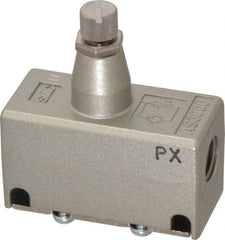 SMC PNEUMATICS - 1/4" Male NPT x 1/4" Female NPT Flow & Speed Control Valve - Inline Type - USA Tool & Supply