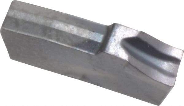 Kennametal - A2022 CF KC5025 Grade, 0.0866" Cutting Width, Carbide Cutoff Insert - 6° Right Hand Lead Angle, 0.0079" Cnr Rad, TiAlN Coated - USA Tool & Supply