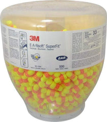 3M - One Touch Disposable Earplug Refill with 33 dB Earplugs - Yellow Earplugs, 500 Pairs - USA Tool & Supply