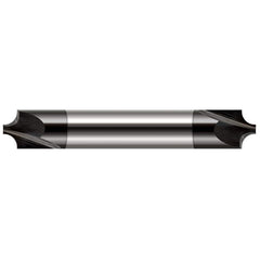 Harvey Tool - 1/16" Radius, 3/16" Diam, 2 Flute Solid Carbide Corner Rounding End Mill - Exact Industrial Supply