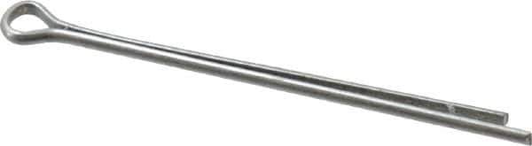 Value Collection - 1/16" Diam x 1-1/2" Long Extended Prong Cotter Pin - Grade 2, Zinc-Plated, Steel - USA Tool & Supply