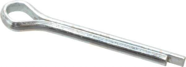 Value Collection - 3/32" Diam x 3/4" Long Extended Prong Cotter Pin - Grade 2, Zinc-Plated, Steel - USA Tool & Supply