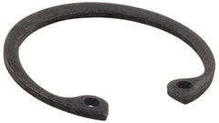 Value Collection - 3/8" Nominal, 0.025" Thick, Phosphate Finish, Spring Steel Snap Internal Retaining Ring - 0.029" Groove Width, 0.011" Groove Depth, 0.397" Groove Diam - USA Tool & Supply