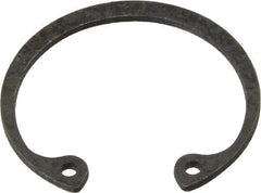 Value Collection - 15/16" Nominal, 0.042" Thick, Phosphate Finish, Spring Steel Snap Internal Retaining Ring - 0.046" Groove Width, 0.031" Groove Depth, 1" Groove Diam - USA Tool & Supply