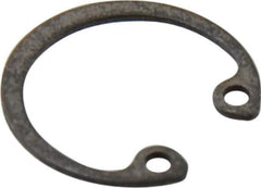 Value Collection - 5/16" Nominal, 0.015" Thick, Phosphate Finish, Spring Steel Snap Internal Retaining Ring - 0.02" Groove Width, 0.009" Groove Depth, 0.33" Groove Diam - USA Tool & Supply