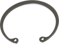 Value Collection - 2" Nominal, 0.062" Thick, Phosphate Finish, Spring Steel Snap Internal Retaining Ring - 0.068" Groove Width, 0.061" Groove Depth, 2.122" Groove Diam - USA Tool & Supply