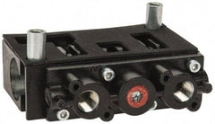 ARO/Ingersoll-Rand - 1/4", 2-Position Alpha Stacking Solenoid Valve - 1.9 CV Rate, 2-7/16" High x 3-1/4" Long - USA Tool & Supply