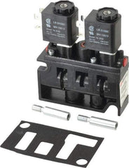 ARO/Ingersoll-Rand - 1/4", 2-Position Alpha Stacking Solenoid Valve - 120 VAC, 1.9 CV Rate, 3-7/8" High x 3-15/32" Long - USA Tool & Supply
