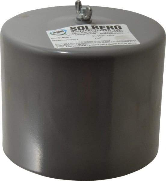 Made in USA - 1" Port, 6" High x 6" Wide, FRL Filter - 35 SCFM, 220°F Max - USA Tool & Supply