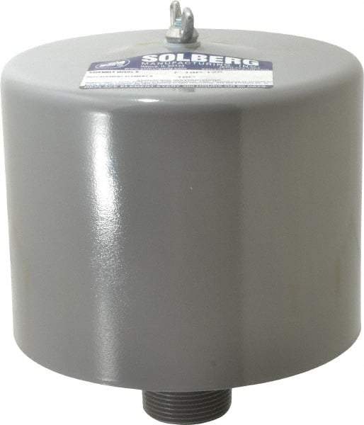 Made in USA - 1-1/4" Port, 6" High x 6" Wide, FRL Filter - 80 SCFM, 220°F Max - USA Tool & Supply