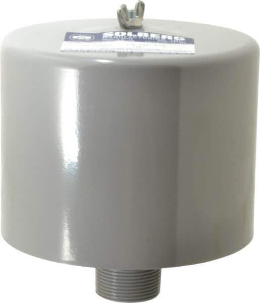 Made in USA - 1-1/4" Port, 6" High x 6" Wide, FRL Filter - 60 SCFM, 220°F Max - USA Tool & Supply