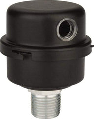 Made in USA - 1/2" Port, 2" High x 2" Wide, FRL Filter - 8 SCFM, 220°F Max - USA Tool & Supply