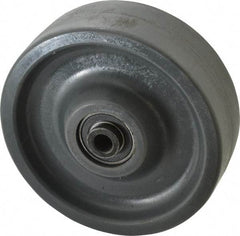 Albion - 6 Inch Diameter x 2 Inch Wide, Polyurethane Caster Wheel - 1,400 Lb. Capacity, 2-7/16 Inch Hub Length, 1/2 Inch Axle Diameter, Precision Ball Bearing - USA Tool & Supply