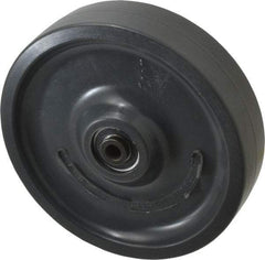 Albion - 8 Inch Diameter x 2 Inch Wide, Polyurethane Caster Wheel - 1,200 Lb. Capacity, 2-7/16 Inch Hub Length, 1/2 Inch Axle Diameter, Precision Ball Bearing - USA Tool & Supply