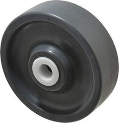 Albion - 6 Inch Diameter x 2 Inch Wide, Polyurethane Caster Wheel - 1,400 Lb. Capacity, 2-3/16 Inch Hub Length, 3/4 Inch Axle Diameter, Delrin Bearing - USA Tool & Supply