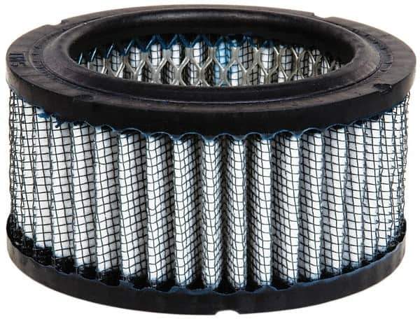 Made in USA - Replacement Filter Element - 2-5/16" High x 4-3/8" Wide, For Use with Air Intake Filters - USA Tool & Supply