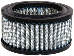 Made in USA - Replacement Filter Element - 2-5/16" High x 4-3/8" Wide, For Use with Air Intake Filters - USA Tool & Supply