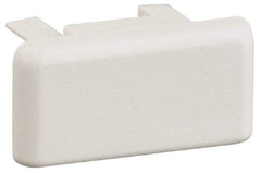 Hubbell Lighting - White Light Fixture Cap - For Use with One/Two Circuit Track Rail Components, CSA NRTL/C Listed - USA Tool & Supply