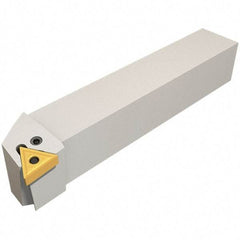 Iscar - PTGN, Left Hand Cut, 91° Lead Angle, 20mm Shank Height x 20mm Shank Width, Negative Rake Indexable Turning Toolholder - 125mm OAL, Series Isoturn - USA Tool & Supply