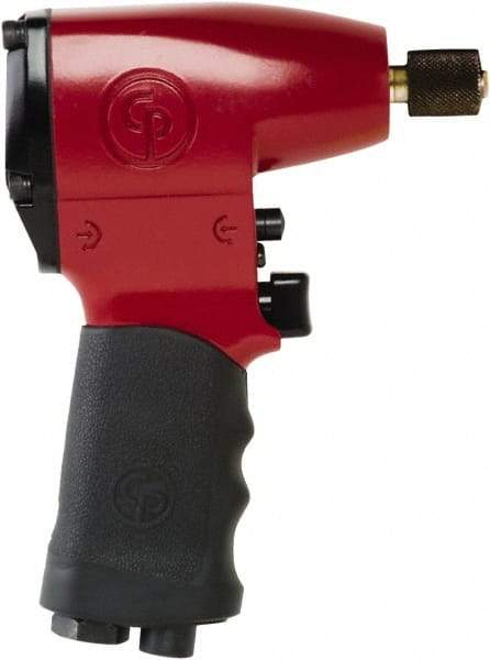 Chicago Pneumatic - 1/4" Drive, 7,000 RPM, 12 Ft/Lb Torque Impact Wrench - Pistol Grip Handle, 2,100 IPM, 8 CFM, 90 psi, 1/4" NPT Inlet - USA Tool & Supply