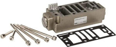 SMC PNEUMATICS - 5.7 CV Flow Rate Pilot Operated Solenoid Valve - 3/4" Inlet, Interface Speed Control Manifold Option - USA Tool & Supply