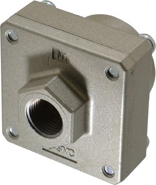 SMC PNEUMATICS - 3/8" NPTF Quick Exhaust Valve - 7 to 150 psi - USA Tool & Supply