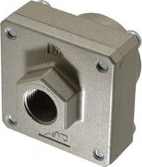 SMC PNEUMATICS - 3/8" NPTF Quick Exhaust Valve - 7 to 150 psi - USA Tool & Supply