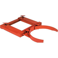 Wesco Industrial Products - 1,500 Lb Load Capacity, 55 Gal Drum Grab - 28" Wide x 4-3/4" High, Steel Wheels - USA Tool & Supply